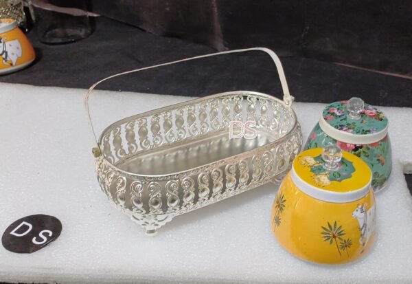 German silver with handile basket