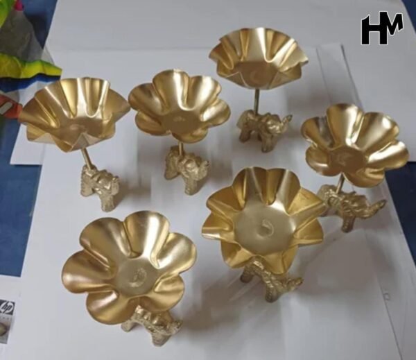 Elegant Metal Elephant Tealight Holders for Home Decor - Image 2