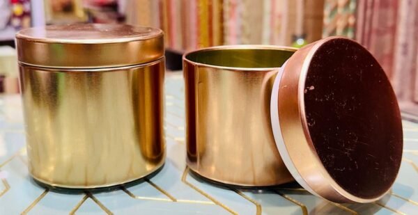 Tin jar with vacuum lid - Image 5