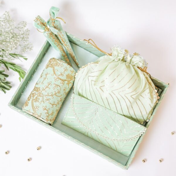 PASTEL GREEN GOTA 5-IN-1 SHAGUN SET - Image 3