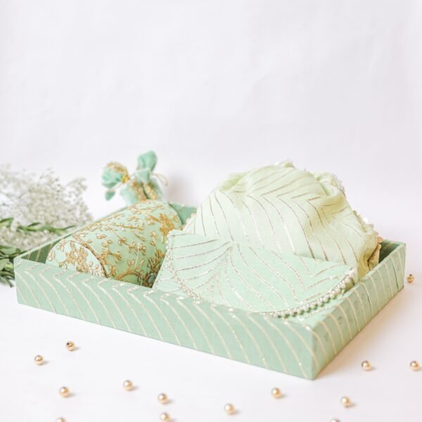 PASTEL GREEN GOTA 5-IN-1 SHAGUN SET - Image 4
