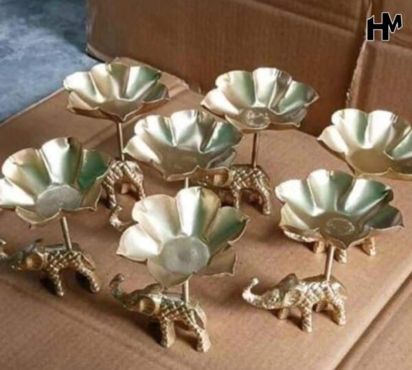 Elegant Metal Elephant Tealight Holders for Home Decor