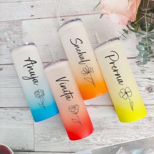 Personalized skinny tumbler